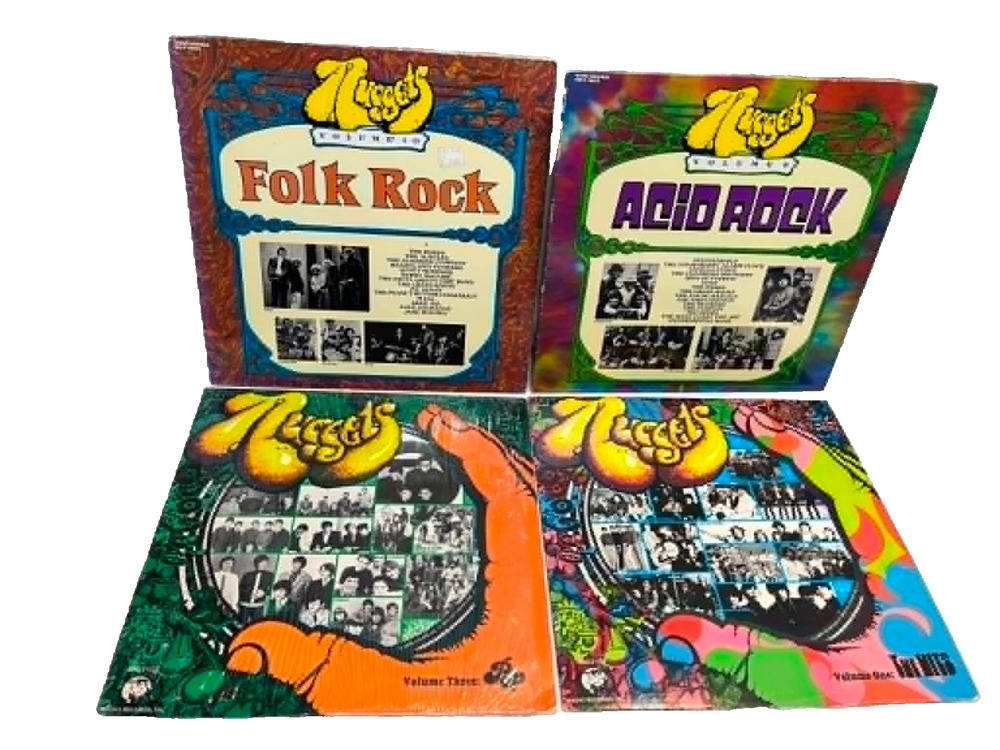 Nuggest LP Lot 1, 3, 9, 10 Hits, Pop Rock, Acid Rock, Folk Rock